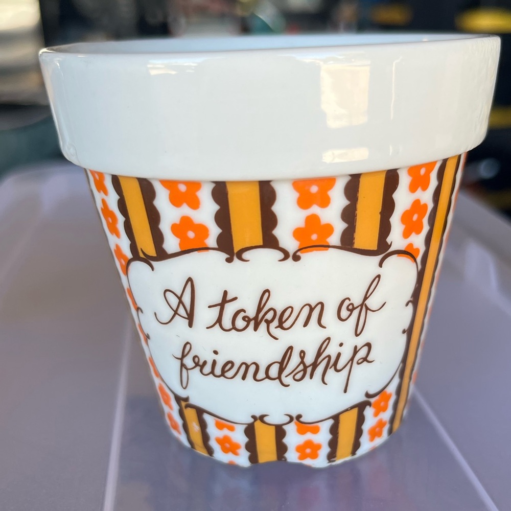 Orange and Brown Friendship Mug